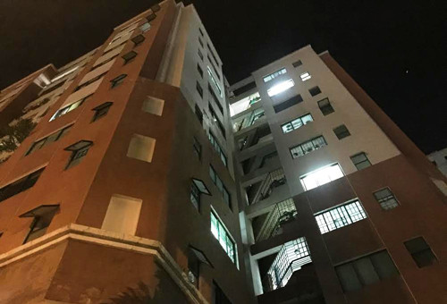 Chung cư Phố Gia Phúc, nơi xảy ra vụ việc.