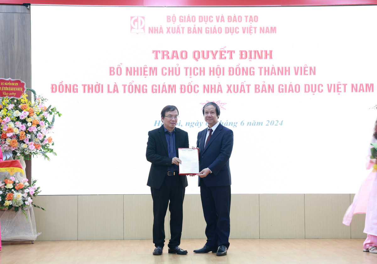 Chu tich HDTV, Tong giam doc NXB Giao duc Nguyen Tien Thanh: So hoa xuat ban Giao duc la nhiem vu tat yeu-Hinh-3
