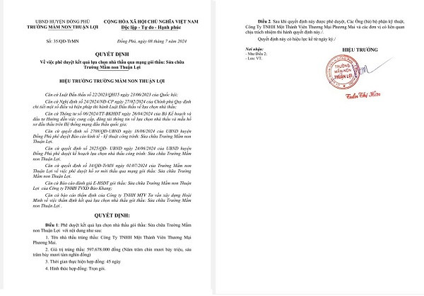 Bình Phước: Công ty Phương Mai 1 tuần trúng 6 gói thầu Binh Phuoc: Cong ty Phuong Mai 1 tuan trung 6 goi thau