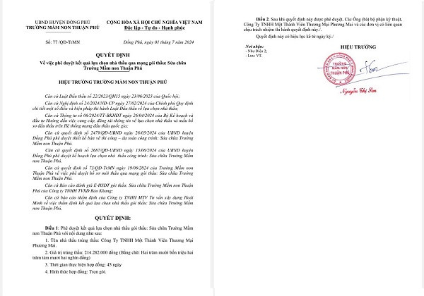 Bình Phước: Công ty Phương Mai 1 tuần trúng 6 gói thầu - Hình 5 Binh Phuoc: Cong ty Phuong Mai 1 tuan trung 6 goi thau-Hinh-5