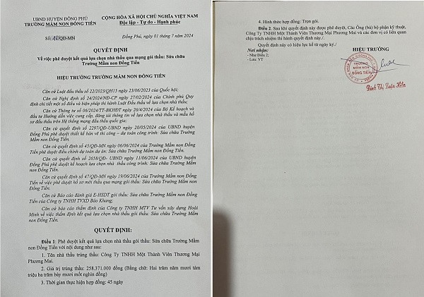 Bình Phước: Công ty Phương Mai 1 tuần trúng 6 gói thầu - Hình 4 Binh Phuoc: Cong ty Phuong Mai 1 tuan trung 6 goi thau-Hinh-4