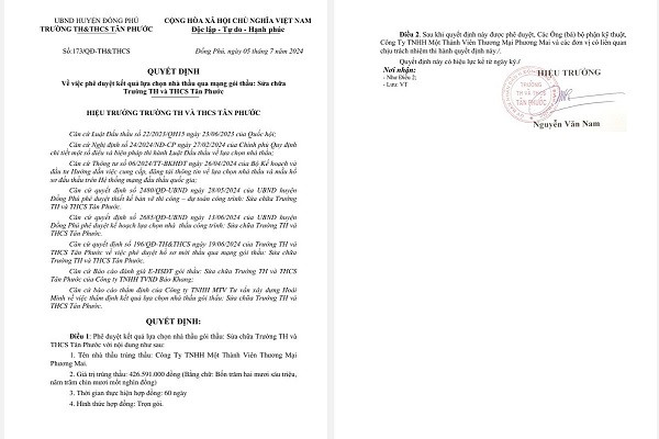 Bình Phước: Công ty Phương Mai 1 tuần trúng 6 gói thầu - Hình 2 Binh Phuoc: Cong ty Phuong Mai 1 tuan trung 6 goi thau-Hinh-2