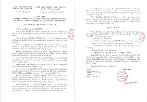 Bình Phước: Công ty Phương Mai 1 tuần trúng 6 gói thầu - Hình 8 Binh Phuoc: Cong ty Phuong Mai 1 tuan trung 6 goi thau-Hinh-8