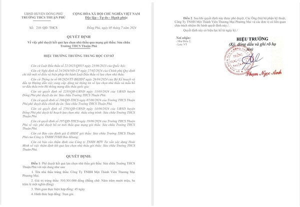 Bình Phước: Công ty Phương Mai 1 tuần trúng 6 gói thầu - Hình 3 Binh Phuoc: Cong ty Phuong Mai 1 tuan trung 6 goi thau-Hinh-3