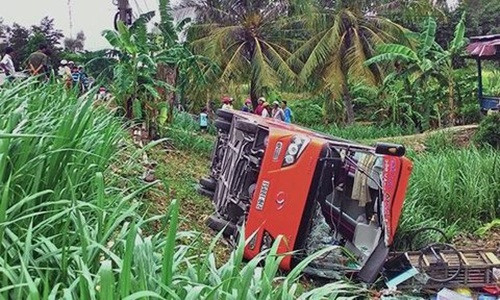 Hiện trường vụ tai nạn - Ảnh: TT