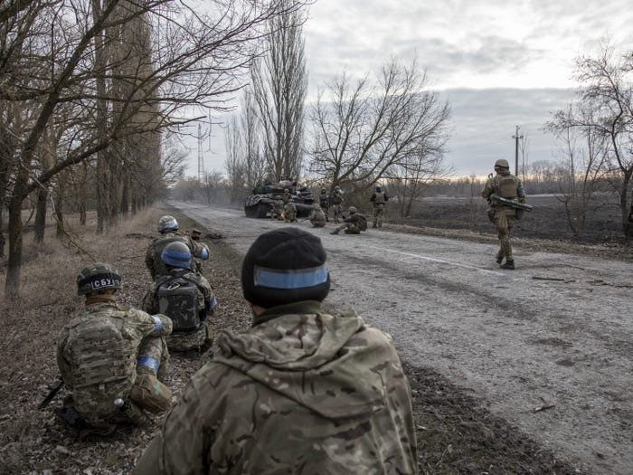 Vào ngày 9/3, Bộ Quốc phòng Nga thông báo, Quân đội Ukraine đã mở cuộc phản công quy mô lớn vào khu vực Avdiivka, tình hình giao tranh trong vòng 24 giờ đã diễn ra vô cùng căng thẳng. Ảnh: Business Insider.