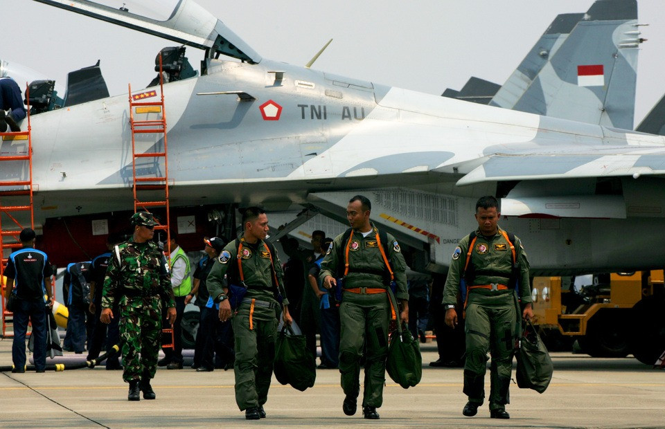 Theo Bulgarian Military, vào năm 2013, Indonesia đang trong quá trình đàm phán mua máy bay chiến đấu Su-35 của Nga. Đây là một thỏa thuận chung đã được ký kết với Moscow để Indonesia nhận được 11 máy bay chiến đấu với mức giá 1,15 tỷ USD. Ảnh: Codexperutrade.
