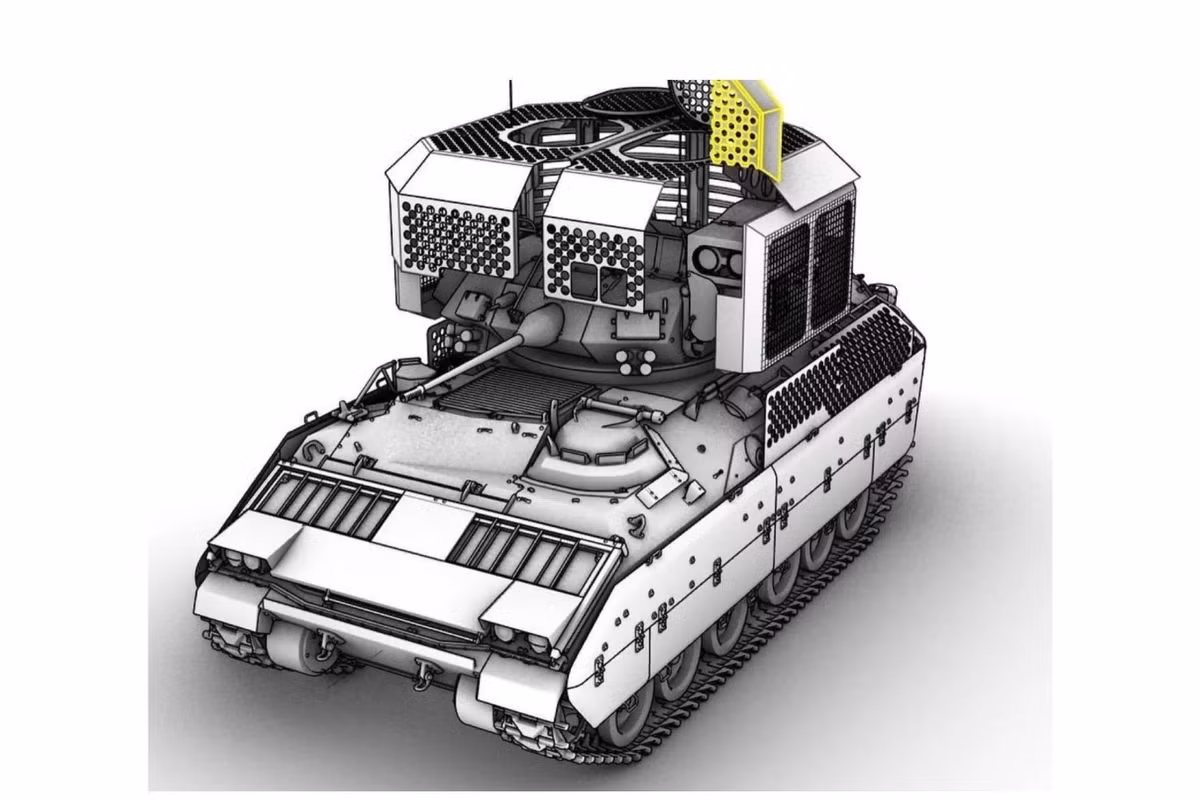 Để ứng phó với mối đe dọa ngày càng gia tăng này, binh lính Ukraine đã phải nhanh chóng thích nghi. Họ đang tìm cách trang bị cho xe Bradley các lồng chống máy bay không người lái. Những cấu trúc kim loại này được gắn trên nóc xe và các bộ phận dễ bị tổn thương khác.