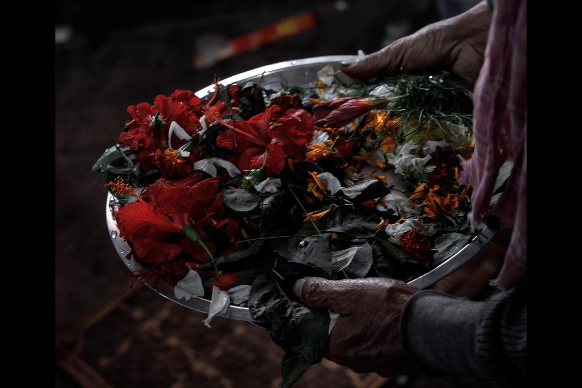 Theo truyền thuyết, thời gian này là chu kỳ kinh nguyệt của nữ thần Kamakhya và phước lành của nàng. Ảnh: Alexey Terentyev/Izvestia.