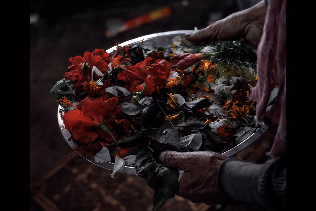 Theo truyền thuyết, thời gian này là chu kỳ kinh nguyệt của nữ thần Kamakhya và phước lành của nàng. Ảnh: Alexey Terentyev/Izvestia.