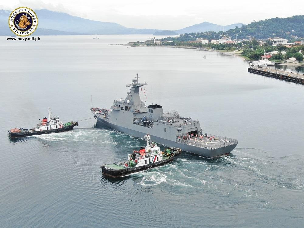 Ngày 23/5/2020, tàu đến Vịnh Subic của Philippines sau chuyến đi kéo dài 5 ngày từ Hàn Quốc. Ngày 18/12/2020, Ủy ban Kiểm tra và Nghiệm thu kỹ thuật tuyên bố tàu tuân thủ các thông số kỹ thuật đã thỏa thuận, sau khi chứng kiến khả năng hoạt động của tàu trong các chuyến chạy thử trên biển.