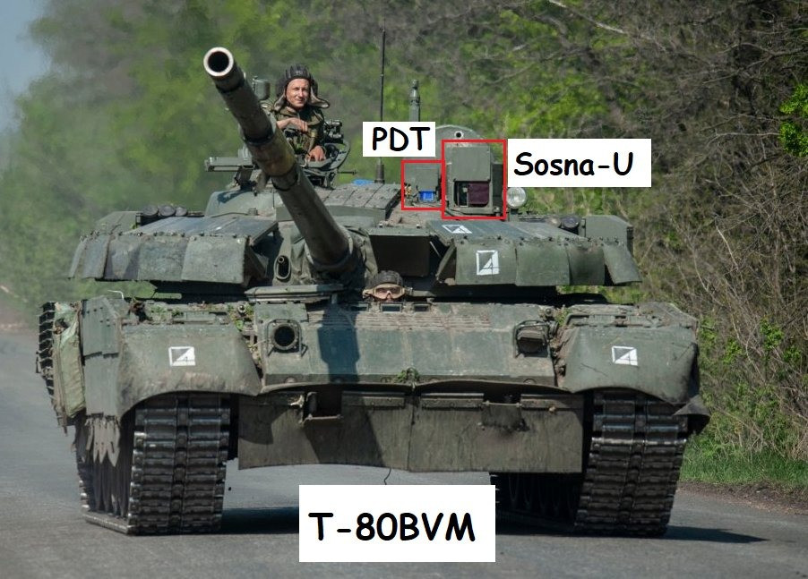 Một bổ sung đáng chú ý của bản nâng cấp T-80BVM là việc trang bị kính ngắm đa kênh mới "Sosna-U". Hệ thống nhắm mục tiêu tiên tiến này sử dụng chùm tia laser để dẫn đường cho tên lửa siêu thanh được phóng từ pháo của xe tăng. Công nghệ này cho phép T-80BVM tấn công và tiêu diệt các mục tiêu bọc thép từ xa, nằm ngoài tầm bắn hiệu quả của kẻ thù.