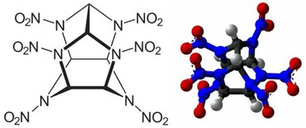 CL-20, còn được biết đến với tên gọi hexanitrohexaazaisowurtzitane, là chất nổ phi hạt nhân nguy hiểm nhất hiện nay. Khi phát nổ, nó có thể tạo ra sóng xung kích có sức hủy diệt lớn với áp suất nổ cao gấp nhiều lần so với các loại thuốc nổ truyền thống như RDX và TNT. (Ảnh: techinsider.ru).