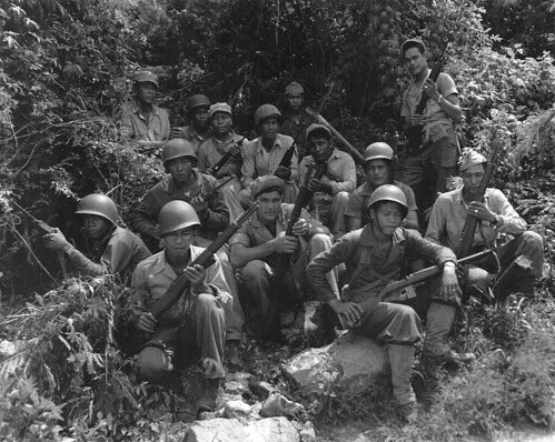 Nhật Bản chiếm đóng Philippines trong hơn ba năm. Một chiến dịch du kích có hiệu quả cao của Lực lượng kháng chiến Philippines đã kiểm soát 60% các hòn đảo, chủ yếu là các khu vực rừng và núi.