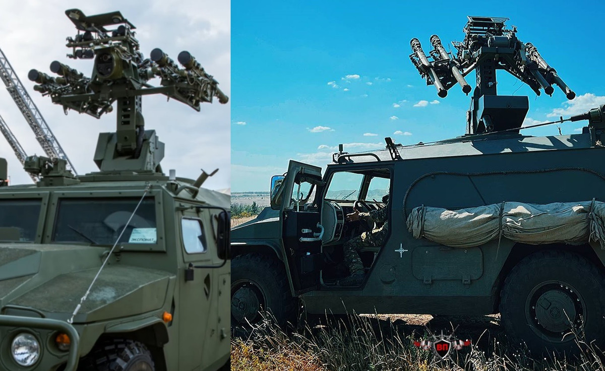 Theo Militarnyi, Quân đội Ukraine đã phá hủy thành công hệ thống phòng không di động hiếm hoi của Nga có tên “Gibka-S” trên mặt trận Avdiivka. Một đoạn video ghi lại khoảnh khắc tháp pháo của hệ thống phòng không Gibka-S gắn trên xe bọc thép “Tigr-M” bị lực lượng Ukraine nhắm tới và cho nổ tung. Ảnh: Defence Blog.