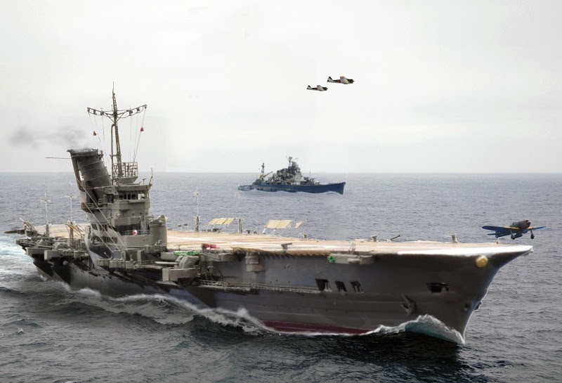 Taiho là con tàu sân bay "độc nhất vô nhị" của Nhật. Được bọc thép sàn đáp, mũi tàu khép kín như tàu sân bay Anh, công nghệ tối tân và hỏa lực phòng không hiện đại nhất khi so với các tàu sân bay khi đó của Nhật Bản. Tuy nhiên con tàu cũng không làm nên được gì nhiều, nó đã bị đánh chìm chỉ 3 tháng sau khi hạ thủy.