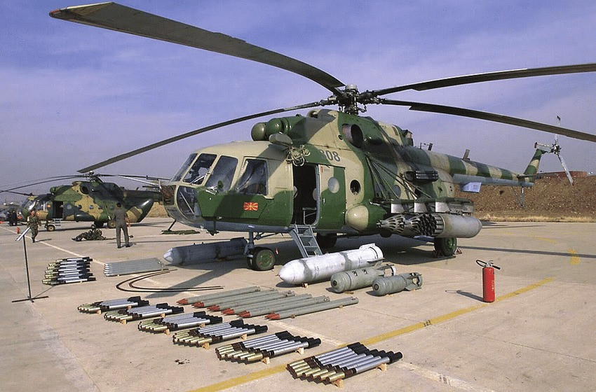 Mi-8 có thể được trang bị thêm thiết bị chuyên dụng và sử dụng cho các nhiệm vụ hoạt động đặc biệt, chẳng hạn như tấn công trên không. Trực thăng mang được nhiều loại vũ khí khác nhau, chẳng hạn như tên lửa, súng máy, tên lửa chống tăng và được sử dụng cho các nhiệm vụ hỗ trợ chiến đấu, như hỗ trợ trên không và trinh sát trên không.