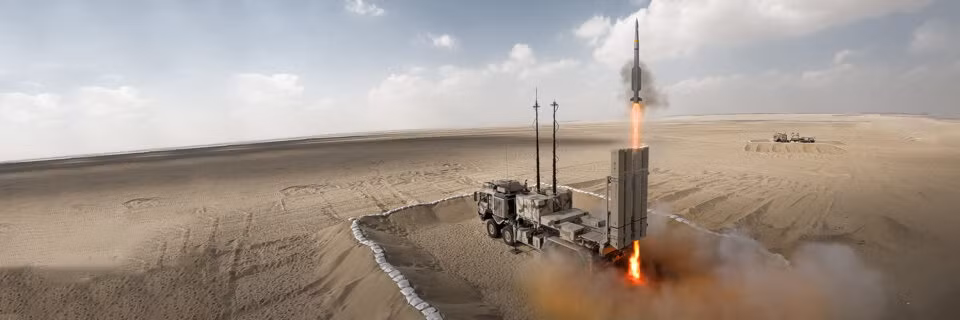 Nếu Bulgaria tiếp tục mua thêm 06 hệ thống IRIS-T SLM và 01 hệ thống IRIS-T SLX, tổng giá trị hợp đồng có thể lên tới gần 1,4 tỷ USD. Quyết định này đã gây tranh cãi lớn trong giới chuyên gia quân sự Bulgaria khi phần lớn chuyên gia cho rằng hệ thống phòng không MIM-104 Patriot của Mỹ xứng đáng với lựa chọn hiện đại hoá quân sự của nước này. Ảnh: Hệ thống IRIS-T SLM/ Diehl Defense.