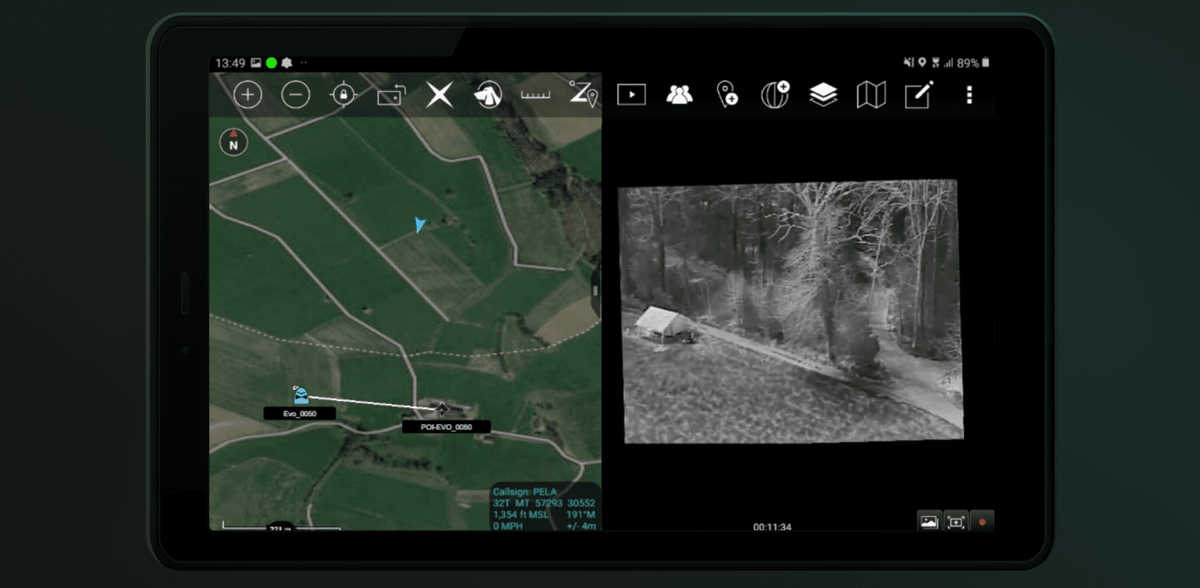 Hệ thống này chạy phần mềm AuterionOS độc quyền, tương thích với hầu hết các bộ điều khiển hiện đại và quang học USB. Skynode S sử dụng camera tiêu chuẩn của UAV để xác định và theo dõi mục tiêu do người điều khiển chọn, đảm bảo hoạt động tin cậy trong mọi điều kiện thời tiết và tác động ngoại cảnh.
