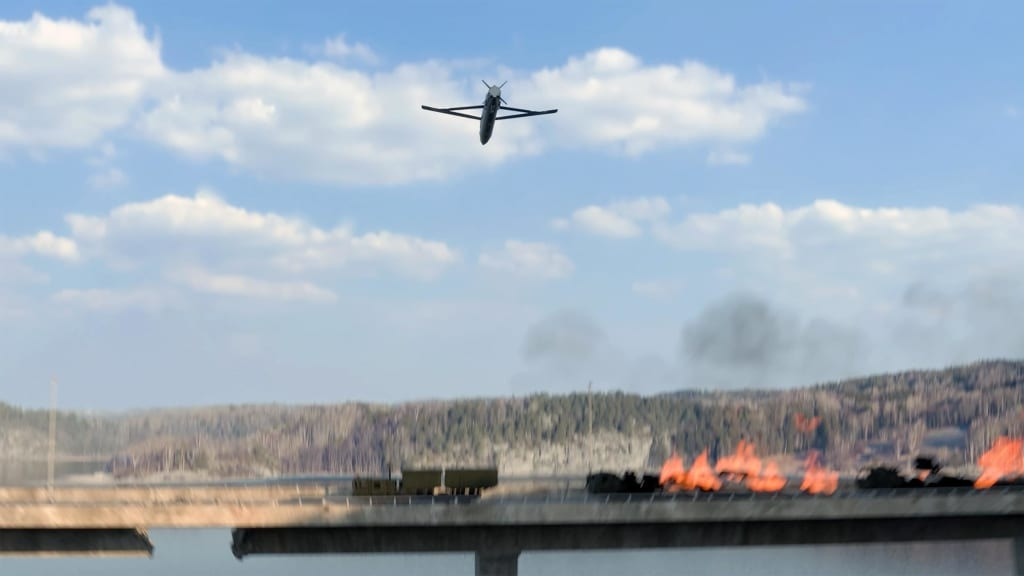 Không giống như vũ khí pháo binh truyền thống, GLSDB cung cấp phạm vi bao phủ 360 độ cho các góc tấn công cao và thấp, bay vòng quanh địa hình để tấn công các mục tiêu ở phía sau núi hoặc bay vòng trở lại để một mục tiêu phía sau xe phóng.