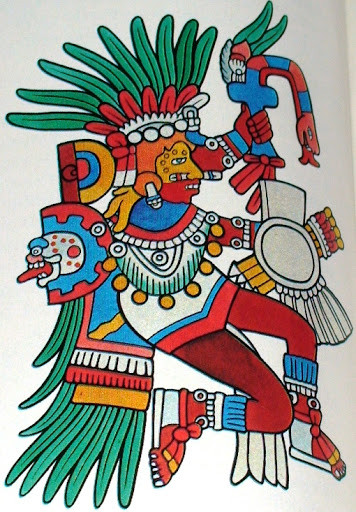 Thần khai sáng, thần Mặt trời Tonatiuh của nền văn minh Aztec thế kỉ 16 được miêu tả là một trong những vị thần vĩ đại nhất của họ.