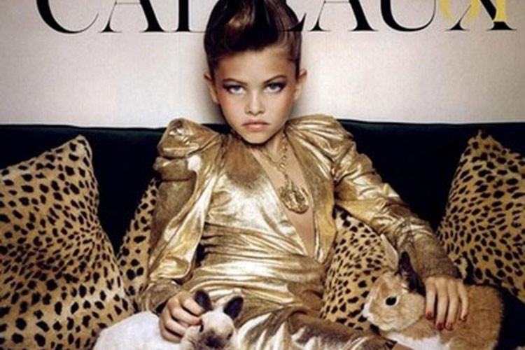 Thylane Blondeau từng gọi là "Cô bé đẹp nhất thế giới" sau bộ ảnh đầy scandal trên Vogue khi cô mới 10 tuổi.