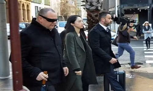 Đổng Tuyền trên đường đến dự phiên tòa mới đây