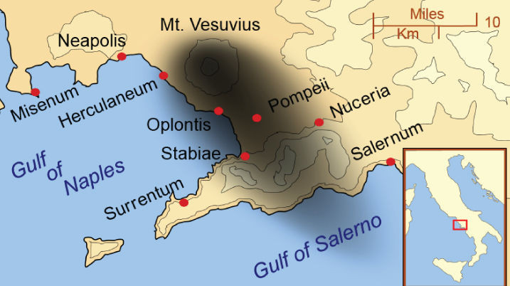 Chính vì tin núi lửa Vesuvius đã ngừng hoạt động nên người dân Pompeii an tâm sinh sống dưới chân ngọn núi.