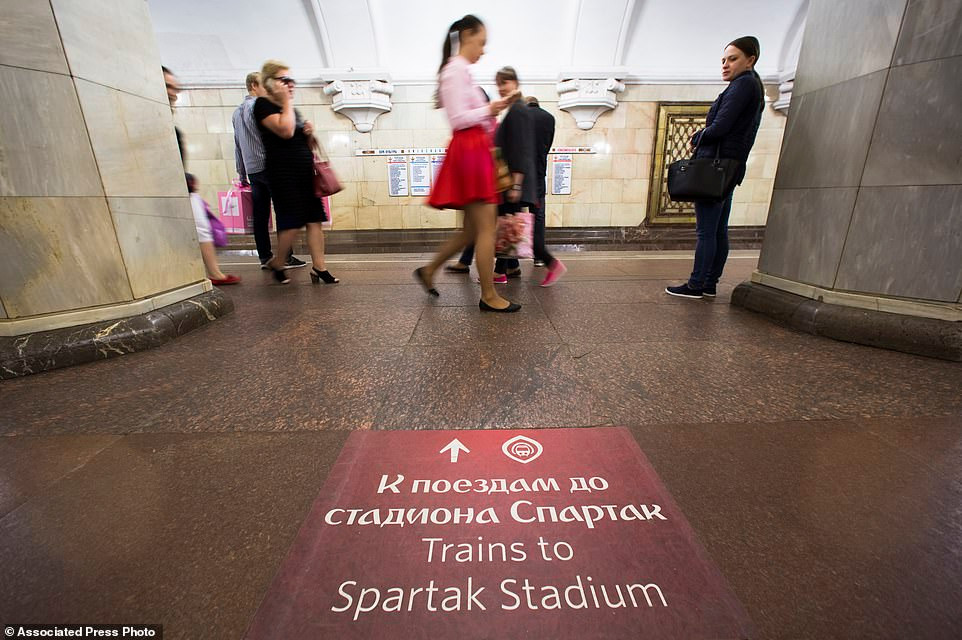Du khách có thể di chuyển bằng tàu điện ngầm để đến Sân vận động Spartak nhằm theo dõi một số trận đấu tại World Cup 2018.
