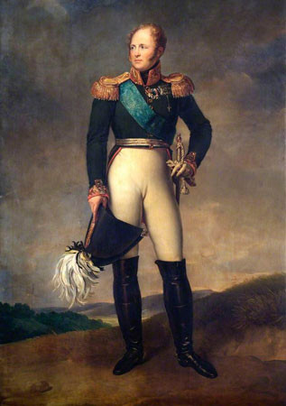 Sa hoàng Alexander I trị vì nước Nga từ năm 1801 - 1825. Ông cũng là vua Ba Lan từ năm 1815 - 1825 và là người Nga đầu tiên làm Đại Công tước xứ Phần Lan và Litva.