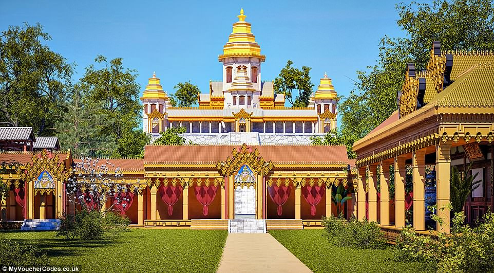 Theo các chuyên gia, vào thời kỳ hoàng kim, công trình kiến trúc nổi tiếng Campuchia trên gây chú ý với màu sắc rực rỡ và được bao quanh bởi một khu vườn tuyệt đẹp.