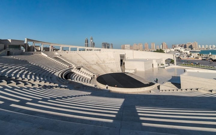 Nhà hát ngoài trời của Katara lấy cảm hứng từ Hy Lạp cổ đại nhưng vẫn có những nét truyền thống của Arab.