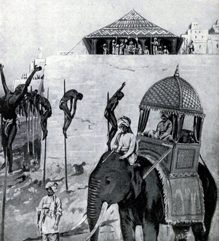 Vlad III đã tàn sát hàng ngàn người theo cách trên. Chính vì vậy, ông còn được gọi với cái tên Tepes (nghĩa là "Kẻ xiên người").