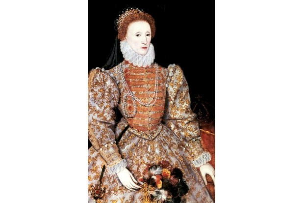 Nguyên do là vì những bức chân dung vẽ Nữ hoàng Elizabeth I cho thấy khi còn là công chúa có vai mảnh, cổ thon, khuôn mặt trái xoan, tóc và lông mày màu vàng sậm.