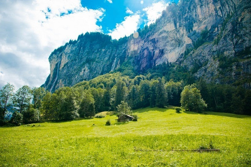 Lauterbrunnen được đánh giá là một trong những thung lũng đẹp nhất châu Âu.