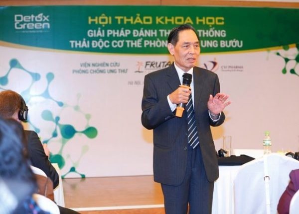 PGS.TS Nguyễn Bá Đức tại Hội thảo: Giải pháp đánh thức hệ thống thải độc cơ thể phòng ngừa ung bướu