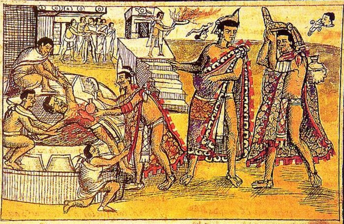 Một số người Tây Ban Nha tham gia cuộc chinh phạt vùng đất của người Aztec đã có những miêu tả rùng rợn về cấu trúc sọ người. Theo họ, ước tính có khoảng 130.000 hộp sọ tạo thành cấu trúc Huey Tzompantli.