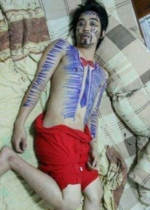 Lại thêm một anh chồng được vợ sắm quần áo mới.