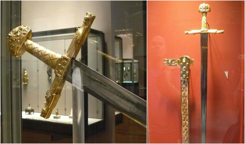 Sau khi Charles Đại đế băng hà, thanh kiếm này được sử dụng trong lễ đăng quang của các vị vua nước Pháp. Hiện nó được lưu giữ và trưng bày tại Bảo tàng Louvre, Paris, Pháp. Mời độc giả xem video: Tái hiện trận chiến lịch sử của hoàng đế Napoleon (nguồn: VTC14)