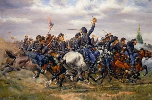 Ngựa đóng vai trò quan trọng trong Nội chiến Mỹ. Theo ước tính, khoảng 300.000 con ngựa chết trong cuộc chiến ác liệt này. Trong số này hơn 3.000 con bỏ mạng tại chiến trường Gettysburg. Mời độc giả xem video: Tái hiện trận chiến lịch sử của Napoleon (nguồn: VTC14)