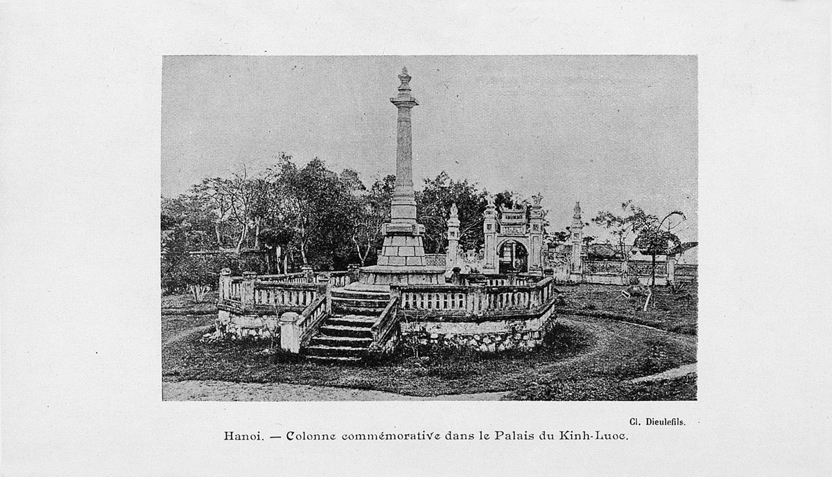 Khu lăng mộ Hoàng Cao Khải ở ấp Thái Hà. Ảnh: Gallica.bnf.fr.