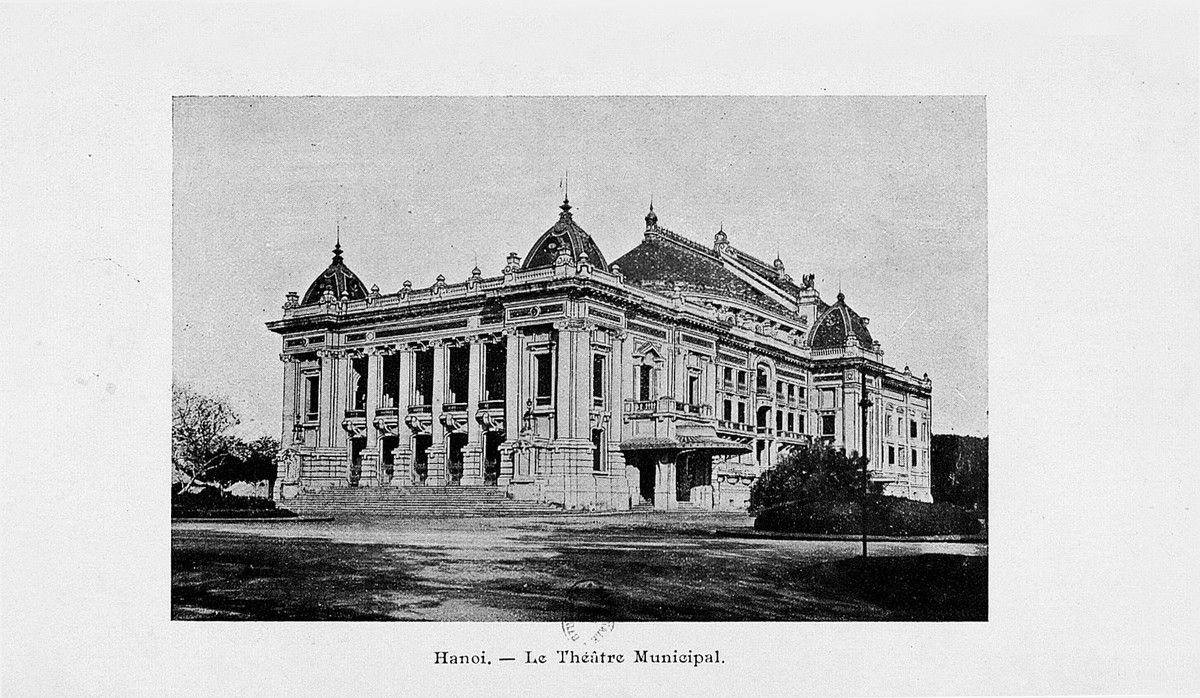 Nhà hát Lớn Hà Nội. Ảnh: Gallica.bnf.fr.