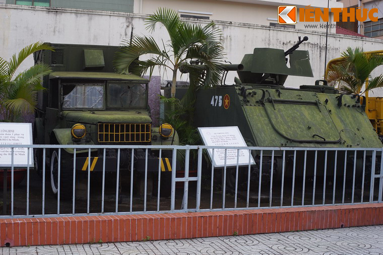 Một số loại xe cơ giới được sử dụng trong chiến dịch giải phóng miền Nam, thống nhất đất nước.