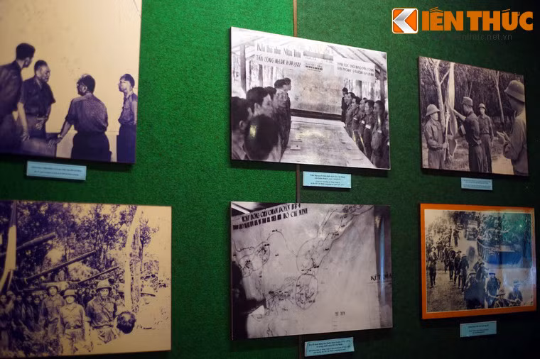 Một nội dung trưng bày quan trọng khác của bảo tàng là hàng trăm ảnh tư liệu quý giá được thực hiện trên các mặt trận ở miền Nam năm 1975.