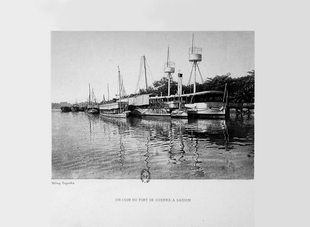 Một góc quân cảng tại Sài Gòn. Ảnh tư liệu.