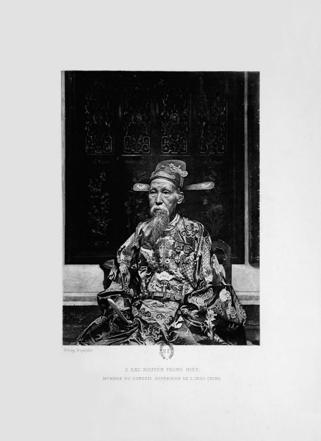 Quan đại thần Nguyễn Trọng Hiệp (1834-1902). Ảnh tư liệu.