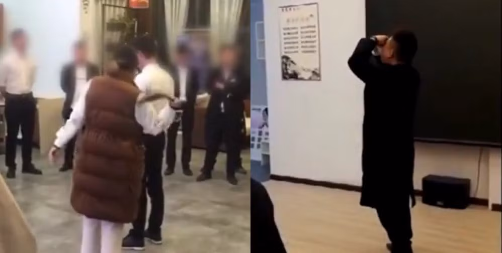 Chuyen la hom nay: Sep ep nhan vien uong nuoc tieu... vi dieu khong ngo