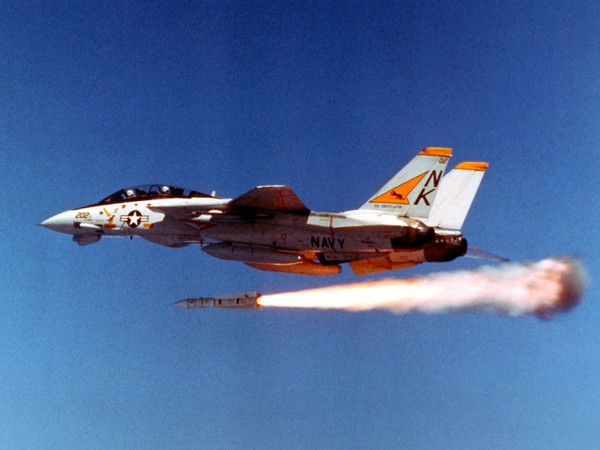 Mỹ đã bán một số lượng lớn tiêm kích hạm hạng nặng F-14 Tomcat cho Iran trong thời kỳ vua Shah nắm quyền từ năm 1976 - 1978. Đây là loại chiến đấu cơ mạnh nhất hiện nay của Iran.