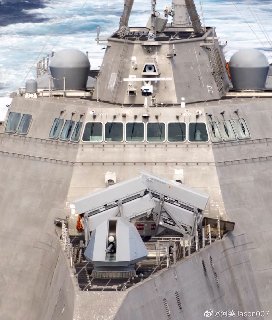 Tàu chiến ven bờ LCS của Mỹ đã thực sự "lột xác" trở thành một chiếc khinh hạm với đầy đủ chức năng chứ không còn là tàu tuần tra đơn giản như trước.