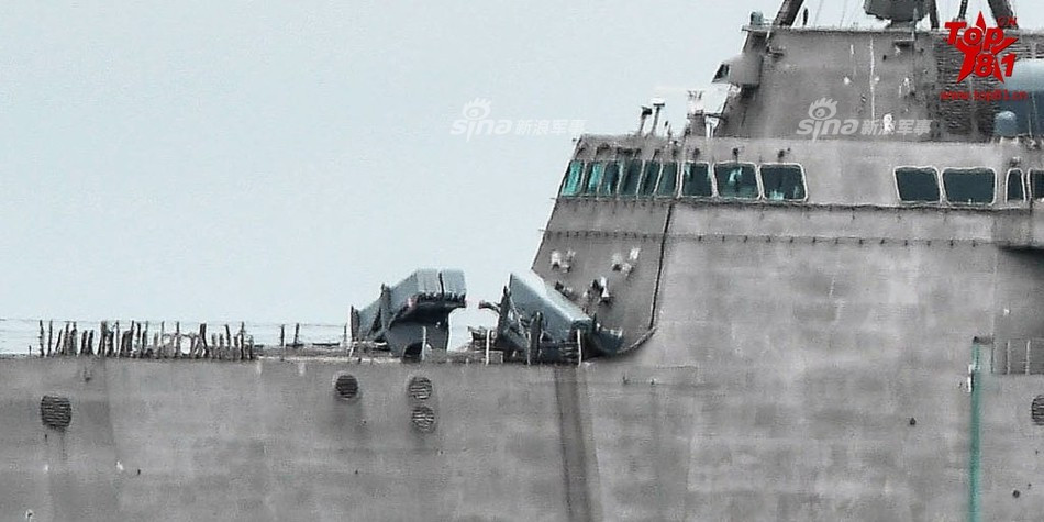 Trong các cuộc thử nghiệm diễn ra vào cuối tháng 7 và đầu tháng 9, chiếc LCS-10 chỉ mang tổng cộng 4 ống phóng tên lửa chống hạm NSM chia thành 2 cụm bố trí trước cabine chỉ huy.